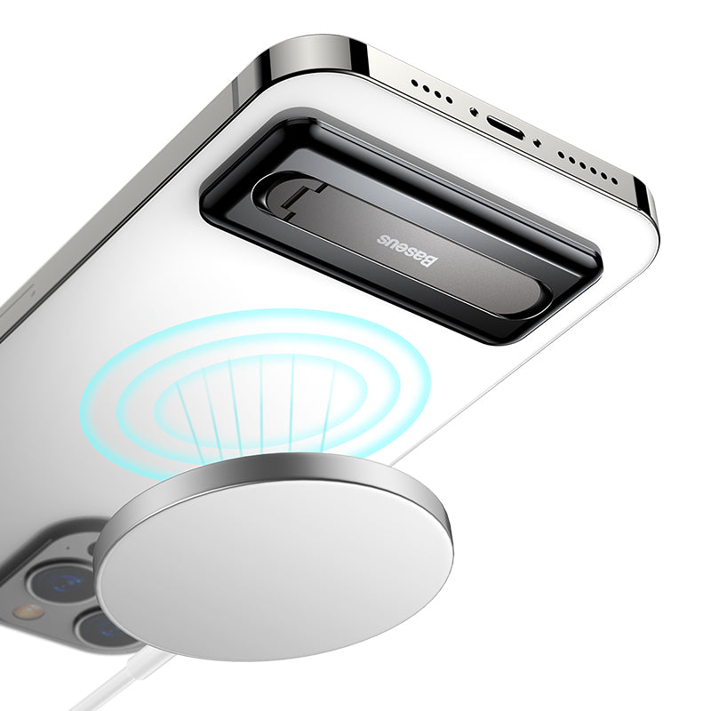 Support rotatif noir et blanc pour presque tous les téléphones portables