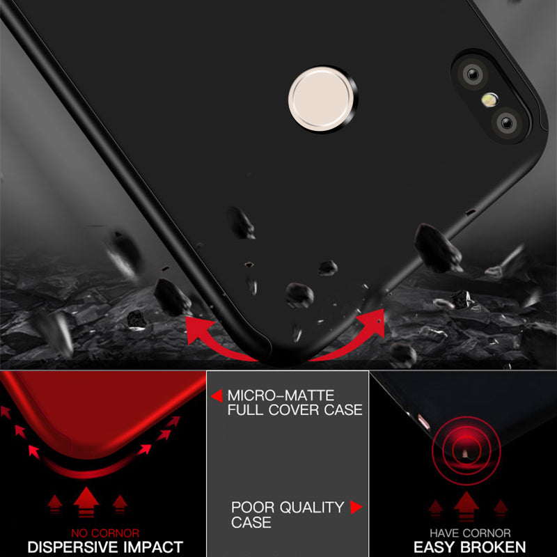 360° full protection mobile phone case Redmi Note