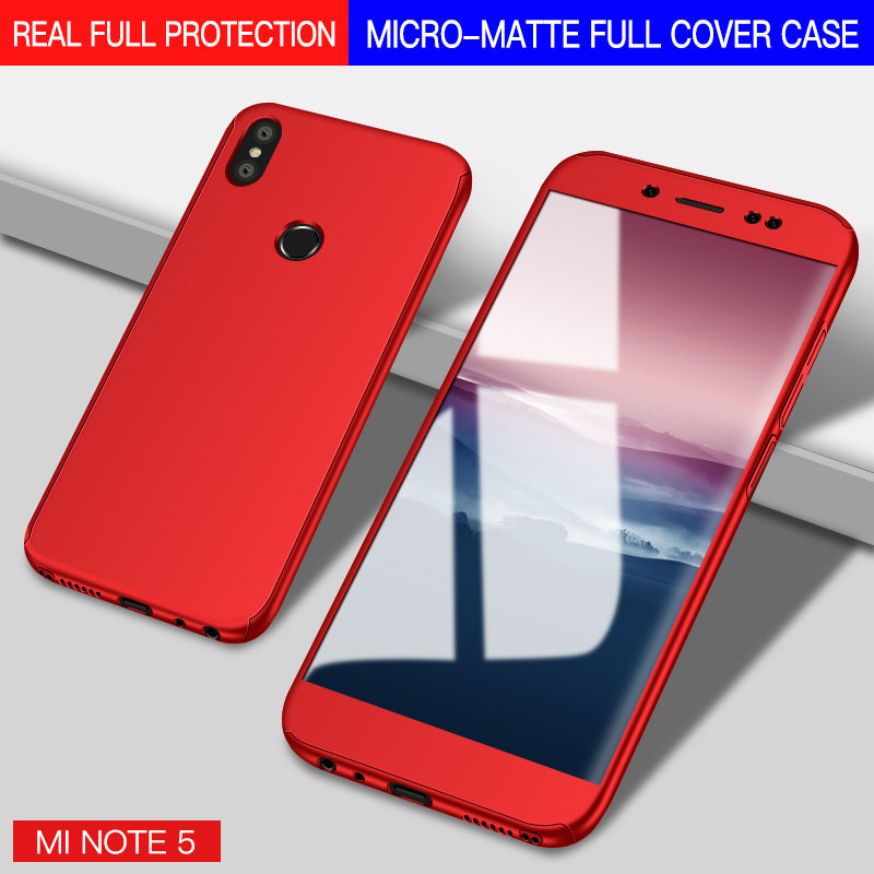 360° full protection mobile phone case Redmi Note