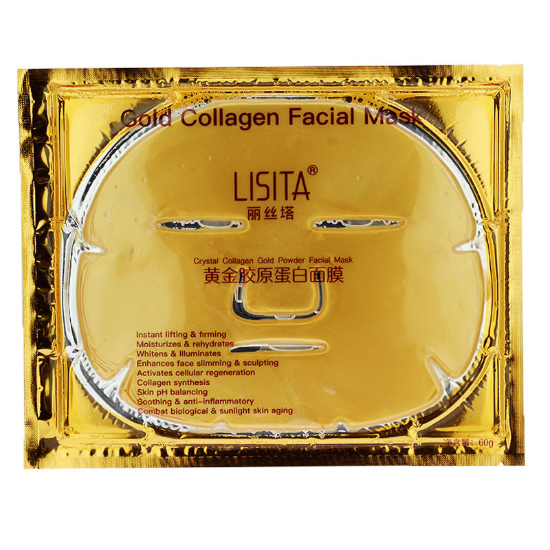 Kristall-Gold-Kollagen-Maske