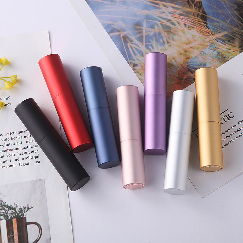 Perfume bottle 10ml rotating aluminum spray bottle