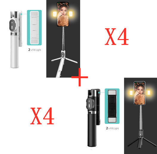 Selfie Stick Cell Phone Built-in Tripod Compatible with Apple