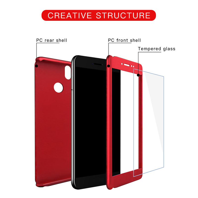 360° full protection mobile phone case Redmi Note