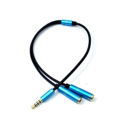 3.5mm Paire Audio Câble Casque Splitter Adaptateur Rallonge pour Voiture Téléphone Tablette MP3