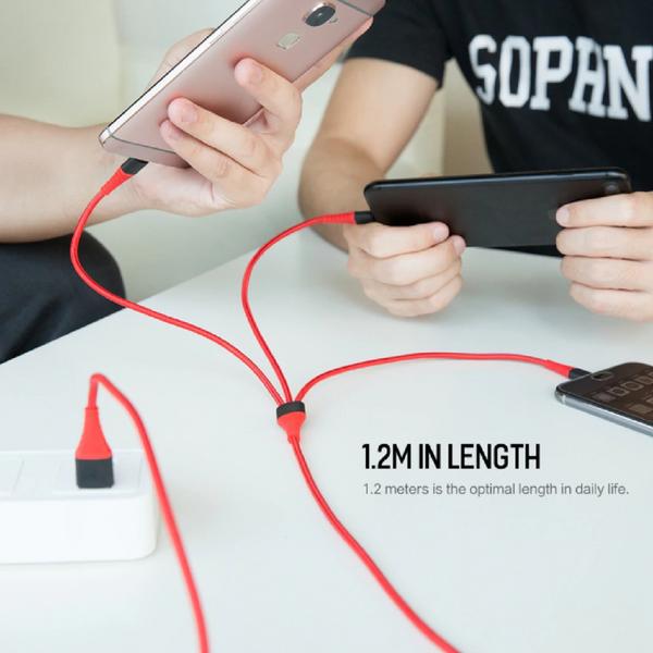 3 IN 1 CHARGING CABLE Robust and practical