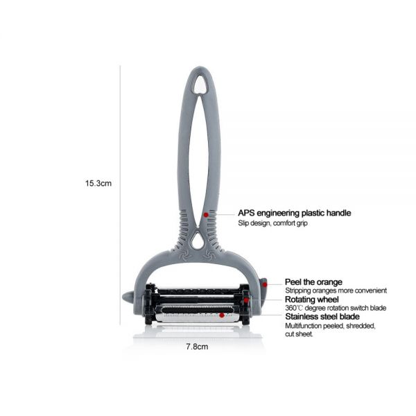 Éplucheur de pommes de terre 3 en 1 Éplucheur multifonctionnel