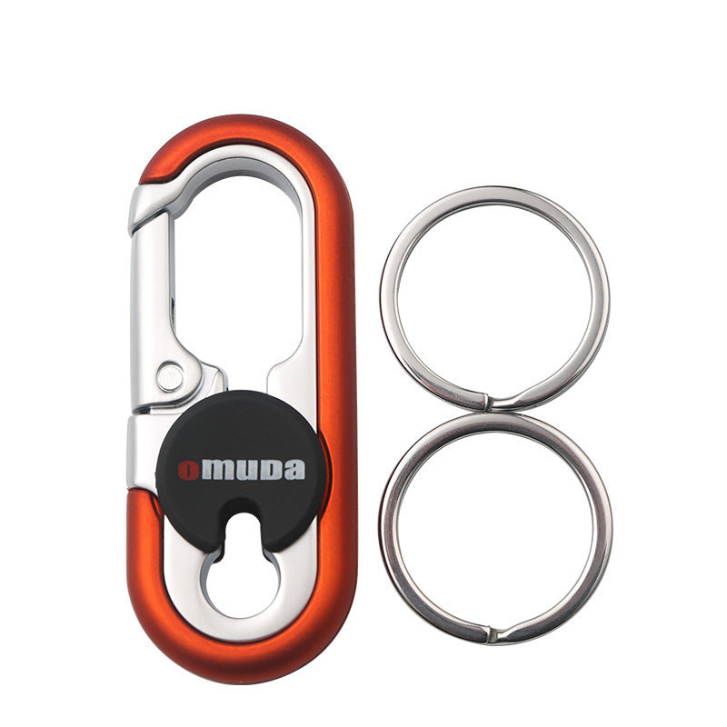 Key carabiner with screw cap