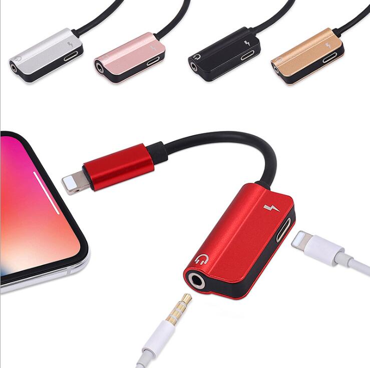 Casque adaptateur AUX Compatible avec Apple, répartiteur Flash vers 3,5 mm