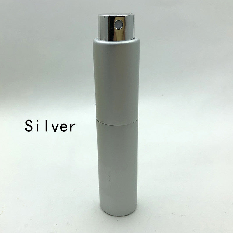 Perfume bottle 10ml rotating aluminum spray bottle