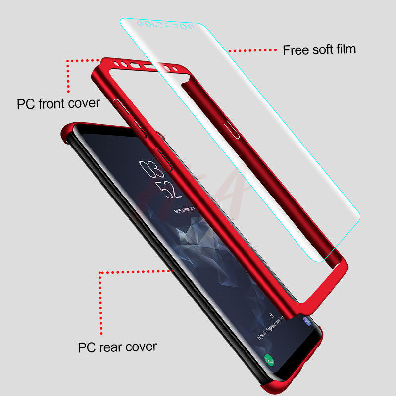 360° Full Cover Phone Case For Samsung Galaxy