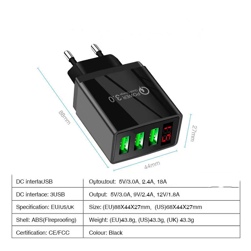 Chargeur USB à DEL