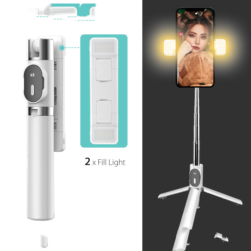 Selfie Stick Cell Phone Built-in Tripod Compatible with Apple