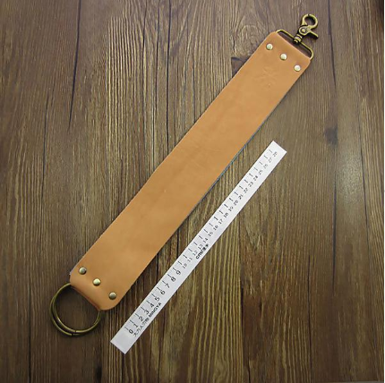 Leather straps for razors