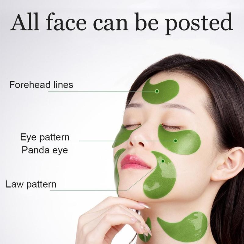 Masque pour les yeux au collagène d'avocat. Gel patch hydratant naturel pour les yeux.