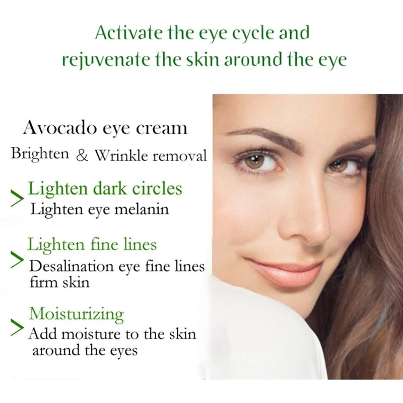 Masque pour les yeux au collagène d'avocat. Gel patch hydratant naturel pour les yeux.