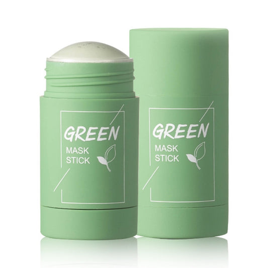 Green Tea Reinigungsmaske mit Auberginen Öl und Tonerde.