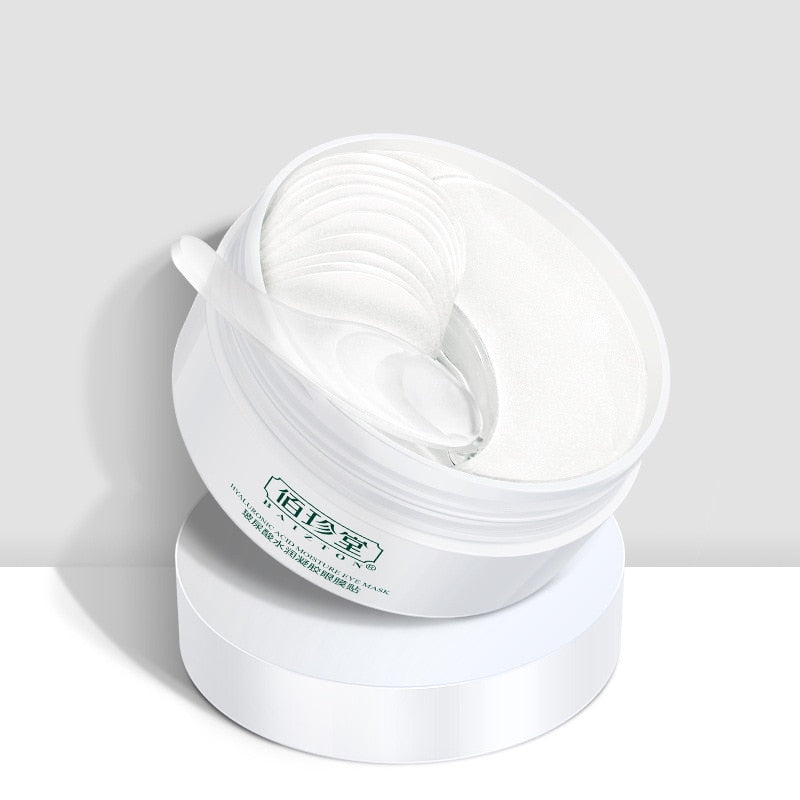 Masque pour les yeux au collagène d'avocat. Gel patch hydratant naturel pour les yeux.