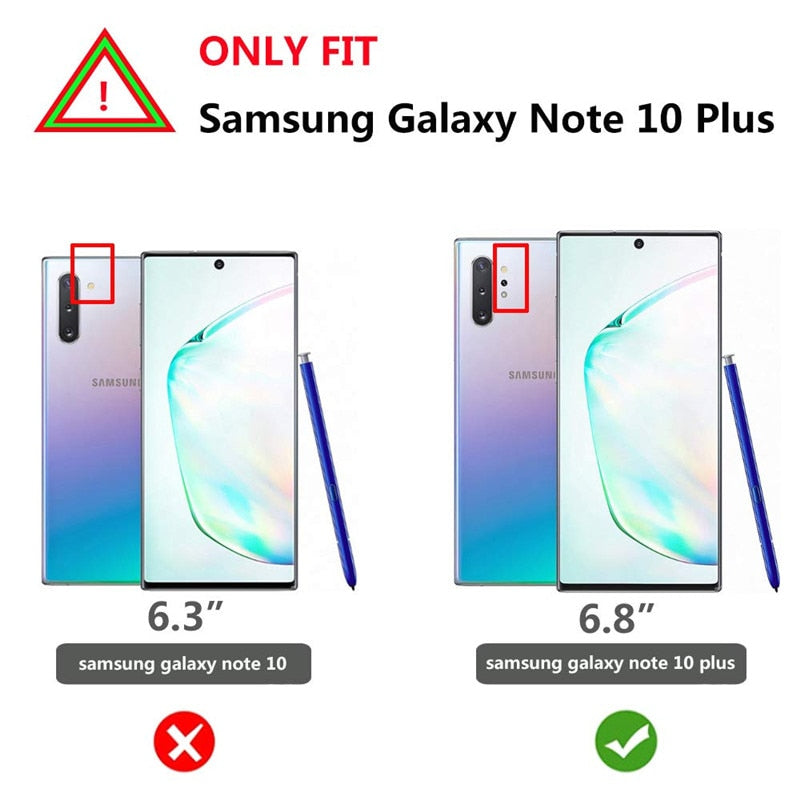 Coque Samsung Galaxy Note 10 Plus (2019) Pro Etui robuste SANS protection d'écran intégrée