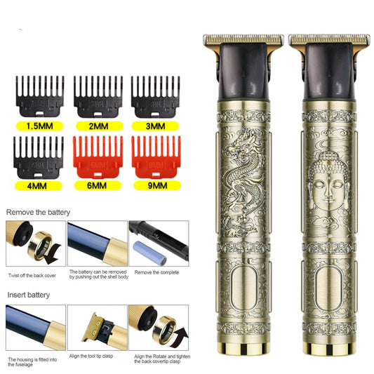 Electric hair clipper, oil head engraver shaver