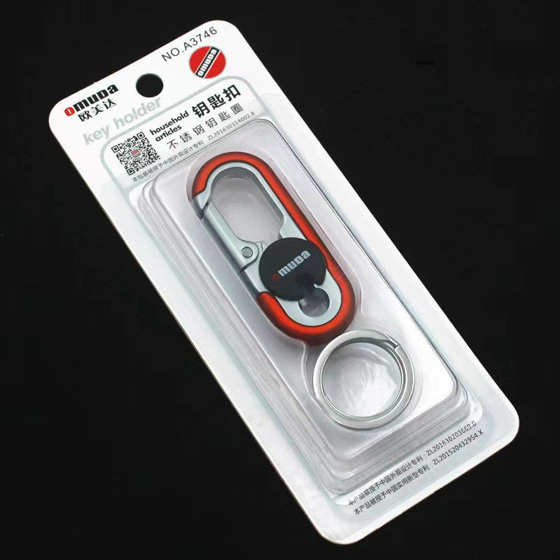 Key carabiner with screw cap